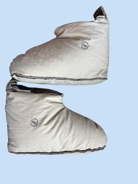 Vintage Restoration Hardware "Foot Duvet" Down Slipper Booties-Unisex